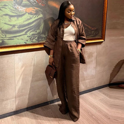 Conjunto Linen Elegance – Sofisticação Natural