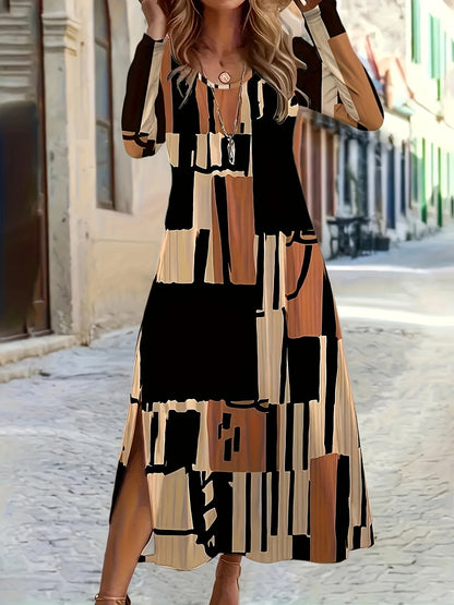 Vestido Feminino Solto Casual – Estilo Temperamento Lumora