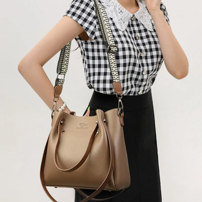 Women's Leather Bag – Large Tote/Shoulder &amp; Crossbody