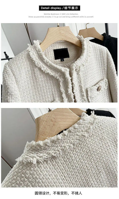 Women's Cardigan with Fringe – Korean Casual Chic Style