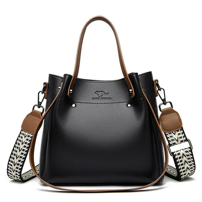 Women's Leather Bag – Large Tote/Shoulder &amp; Crossbody
