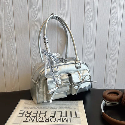 Bolsa Shoulder Bow Ballet Chic