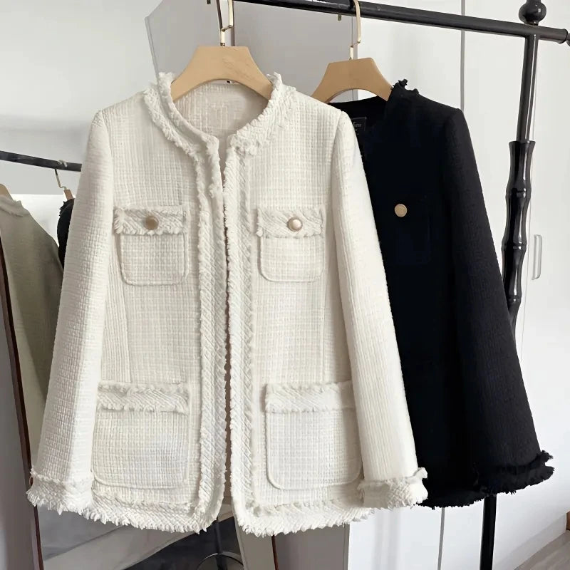 Women's Cardigan with Fringe – Korean Casual Chic Style