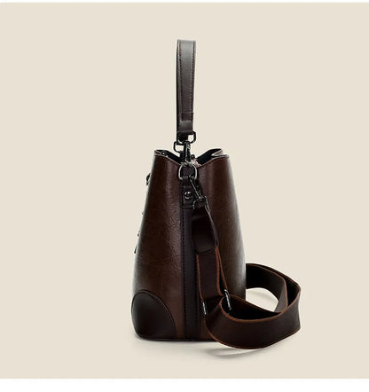 ‌2025 New Fashion Bucket Bag – Versatile Tote & Crossbody