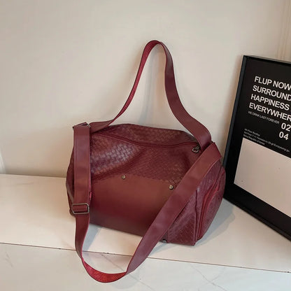 ‌Bolsa Feminina Tote 2025 – Transversal/Ombro com Múltiplos Bolsos e Leveza para o Trabalho