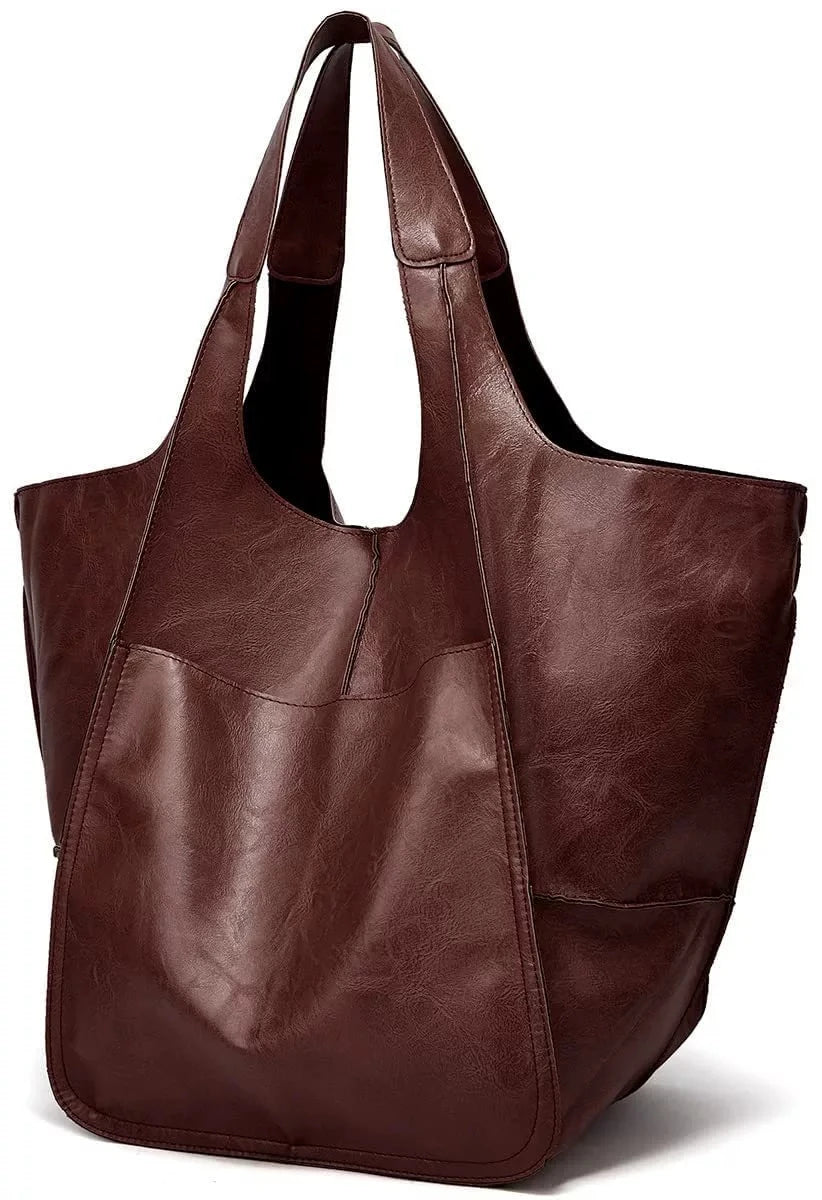 Women's Soft Tote Bag – Large Capacity & Retro Style