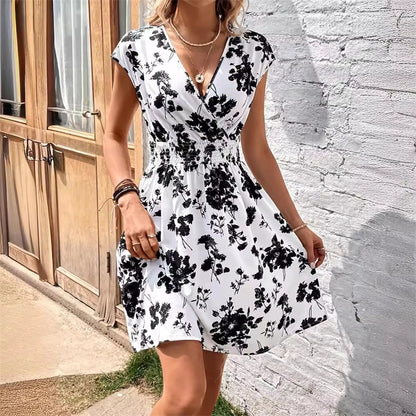 Vestido Floral Midi – Doçura & Estilo