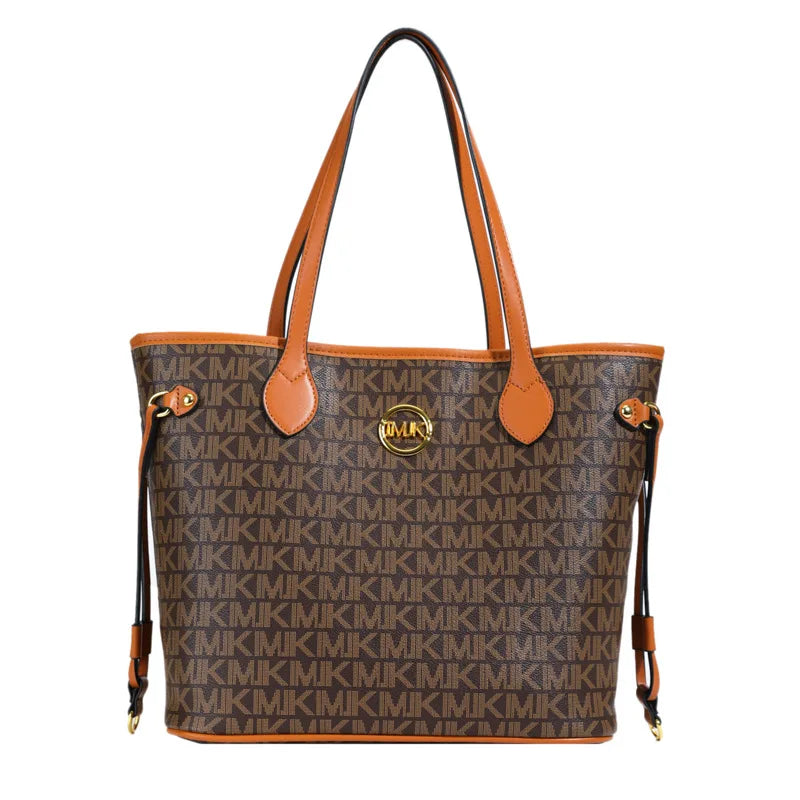 Bolsa Feminina Tote Couro Luxo – Alça de Ombro Vintage Minimalista