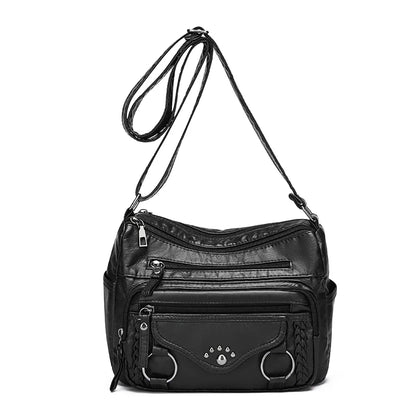 Kit Bolsas Femininas “Many Pocket” – Tote Grande com Crossbody Multi-Bolsos para Dia & Viagem