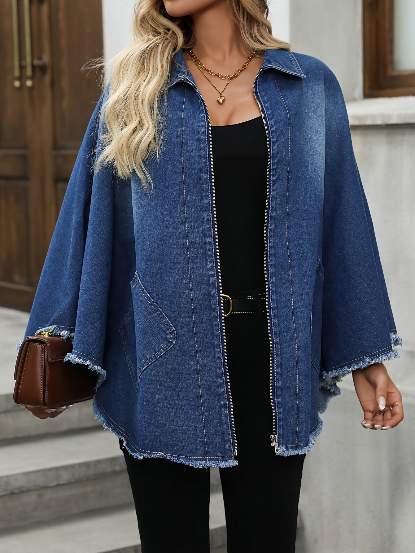 Jaqueta Oversized Denim Elegant – Corte Urbano