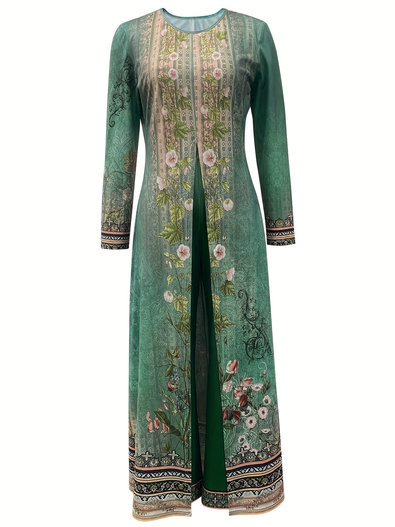 Conjunto Feminino Elegance Comfort – Blusa Manga longa + Calça Reta