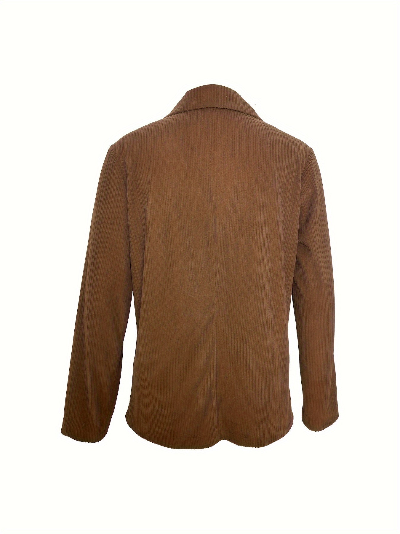 Blazer Feminino Gola Lapela – Manga Longa, Versátil para Todas Estações