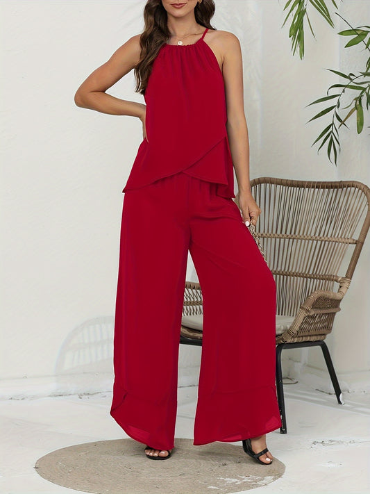 Macacão Feminino Sem Mangas – Estilo Casual & Refinado para o Dia a Dia