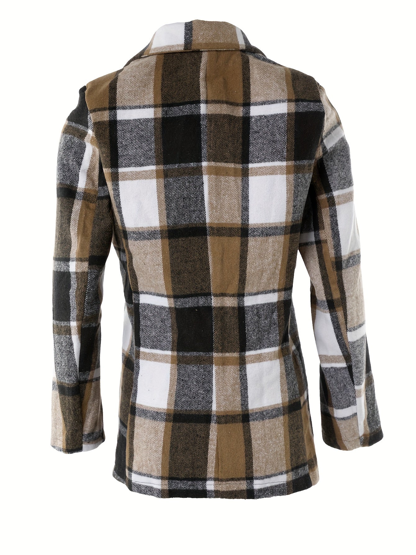 Blazer Xadrez Winter Chic – Elegância Atemporal