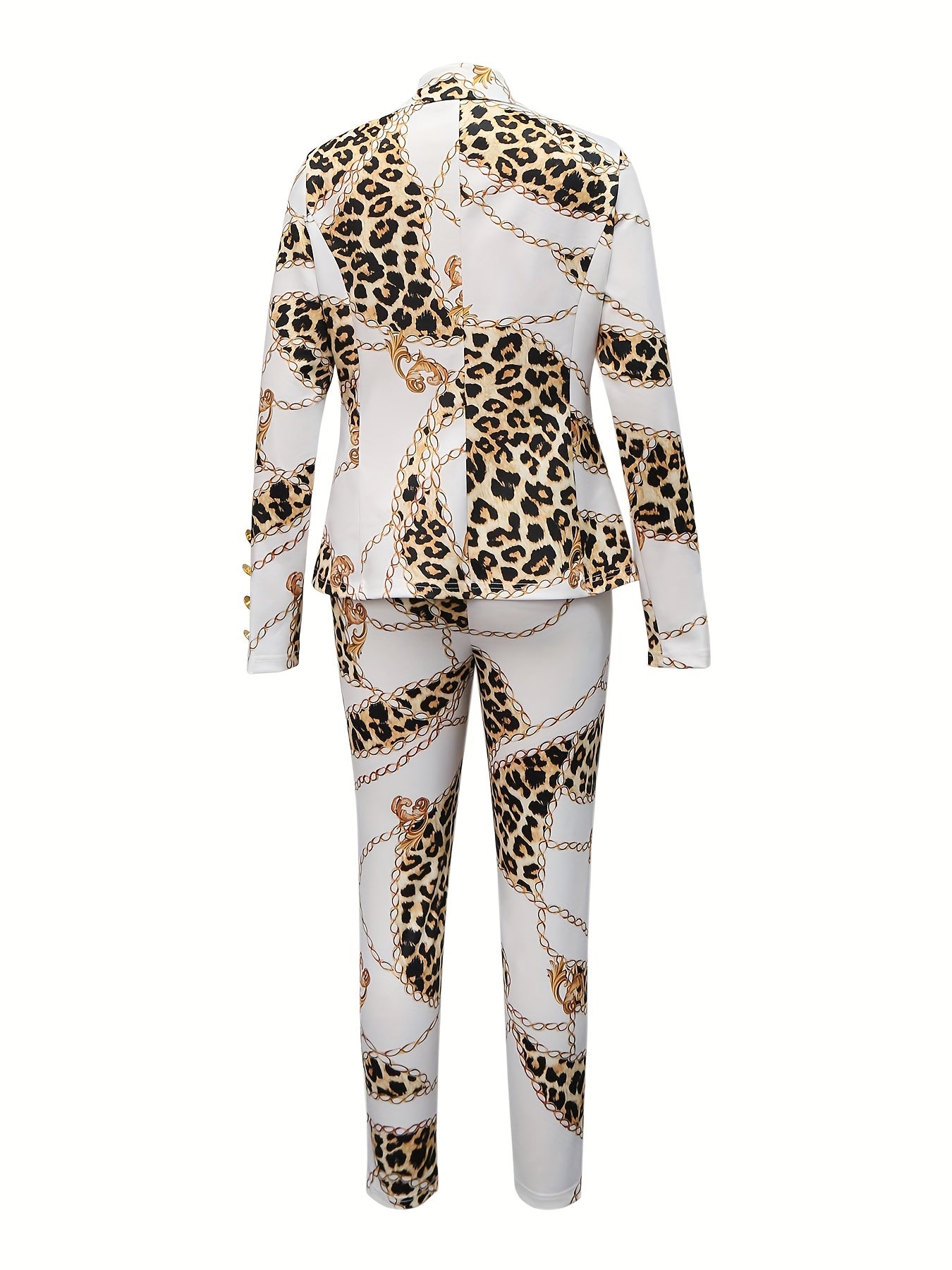 Conjunto Print Corrente Elegance – Blazer & Calça