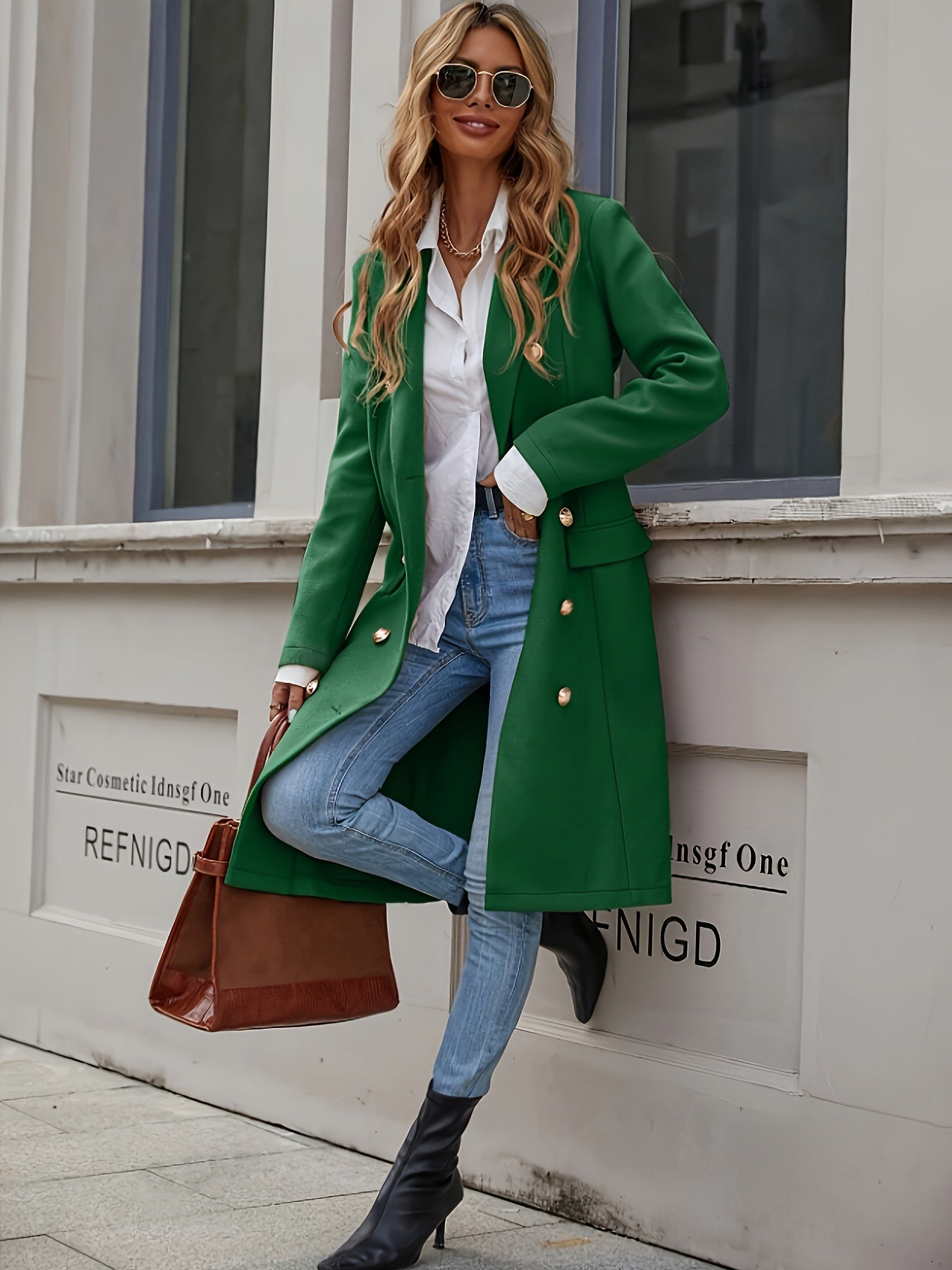 Sobretudo Duplo-Botão Estruturado H-Silhouette – Inverno Refinado