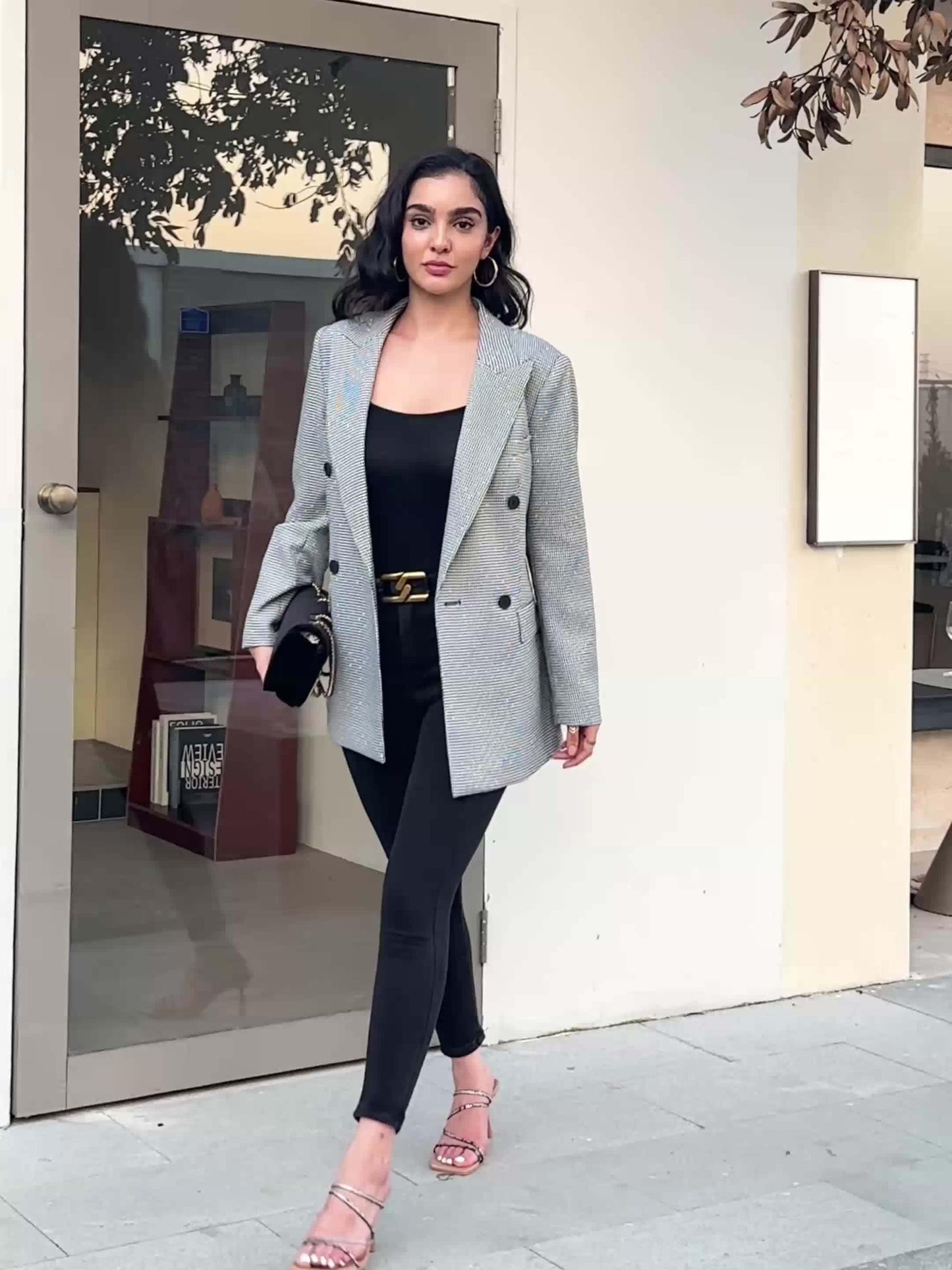 Conjunto Blazer Feminino Sparkle – Dupla­botão & Dupla­breasted