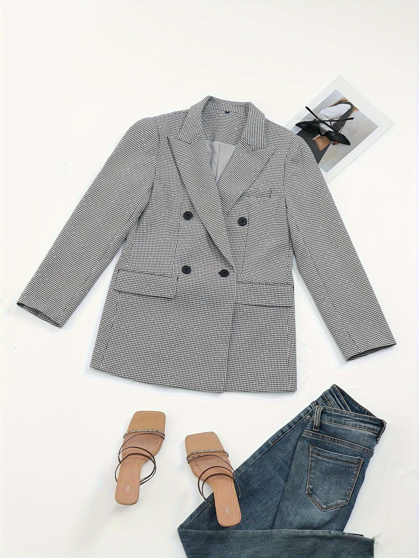 Conjunto Blazer Feminino Sparkle – Dupla­botão & Dupla­breasted